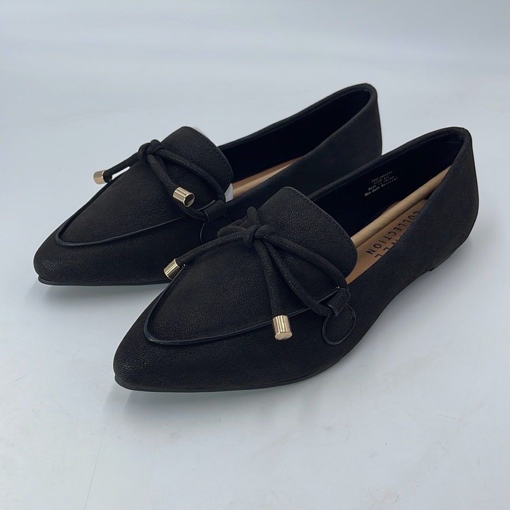 Journee Collection Journee Womens Muriel Slip On Pointed Toe Loafer Dress Flats